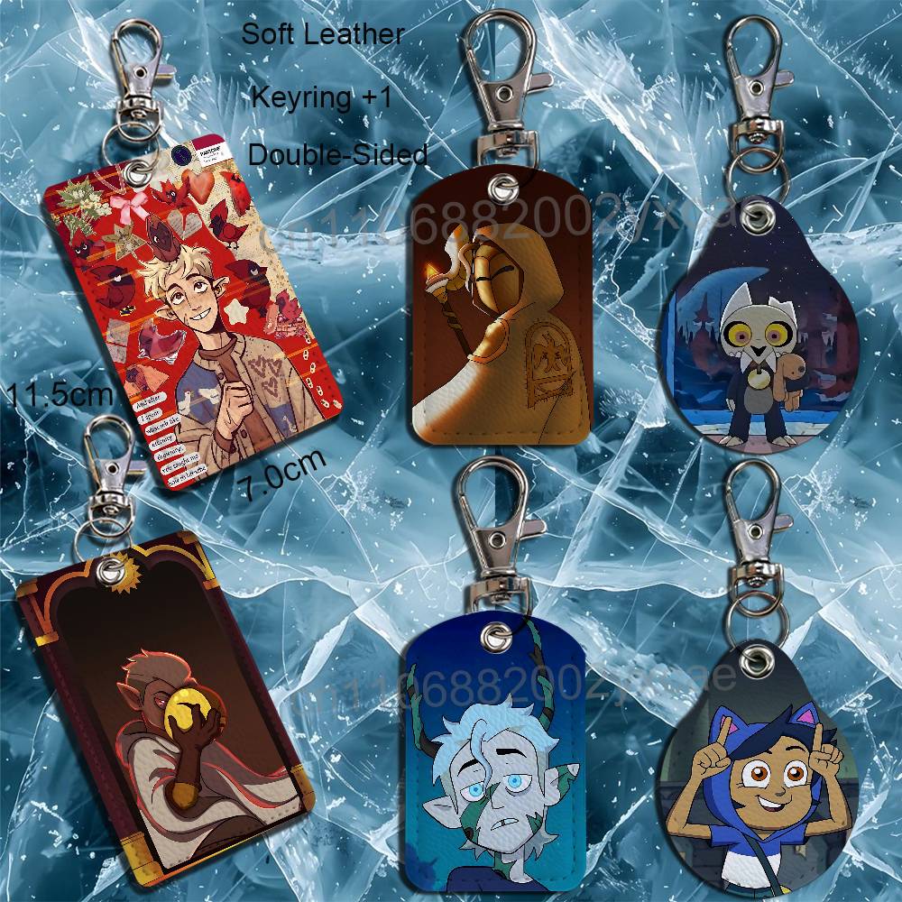 Lanyard Badge Holder - Brelok Skórzany Flapjack Hunter Owl House