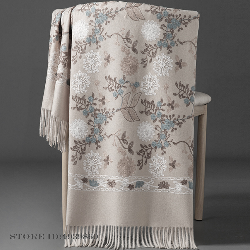 Damska kaszmirowa pashmina, sz – Woven Scarf Blanket recenzja i cena