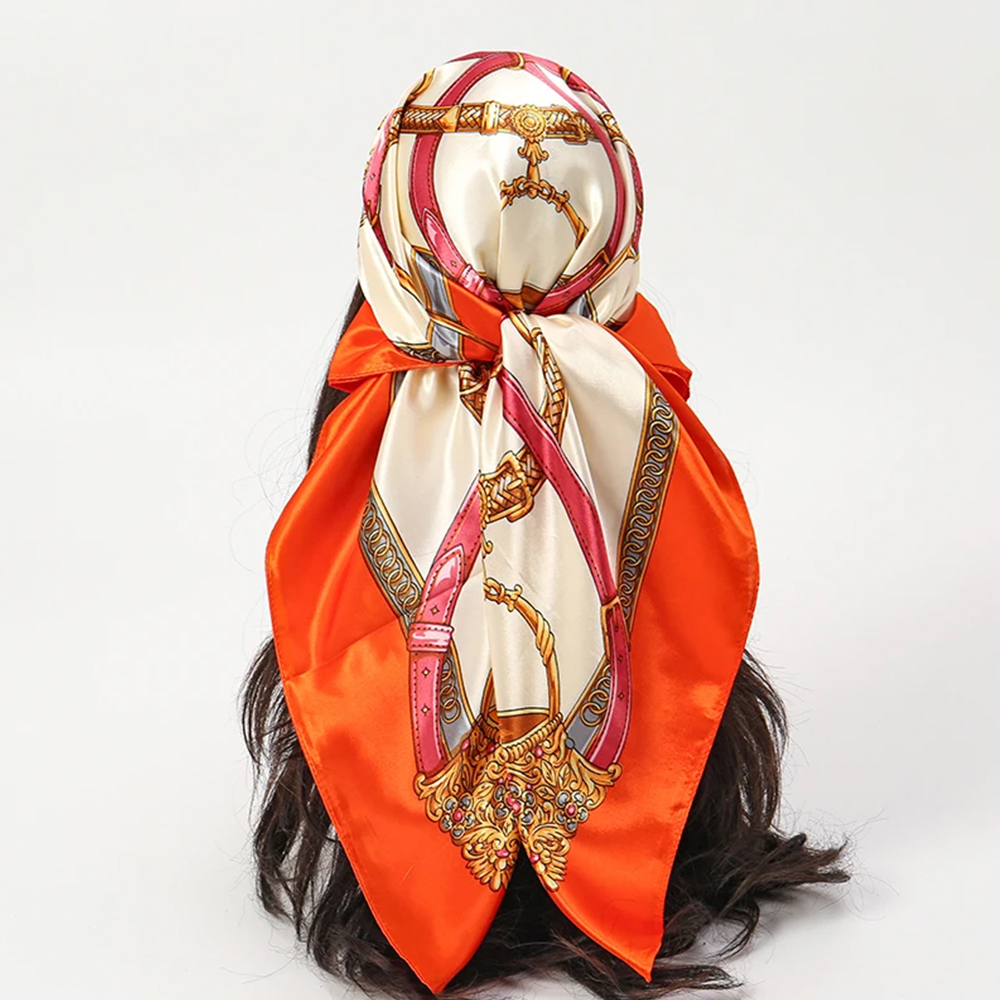 Modne szaliki 90*90cm damskie  – Head Wrap Turban recenzja i cena