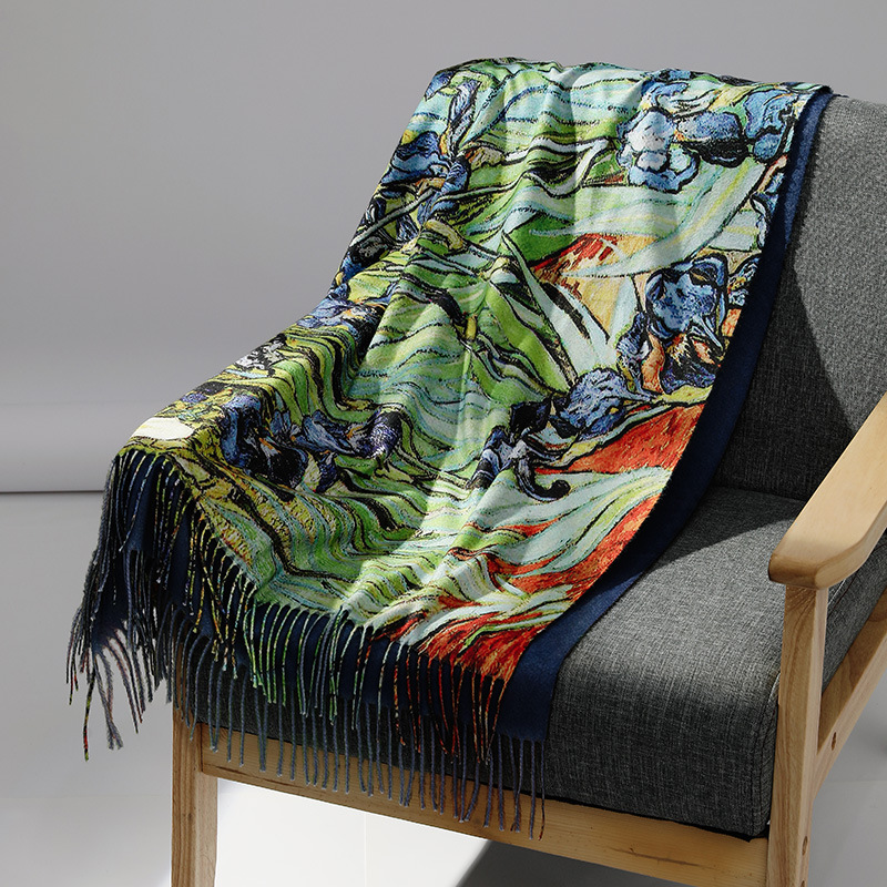 Luksusowa marka obraz olejny k – Woven Scarf Blanket recenzja i cena